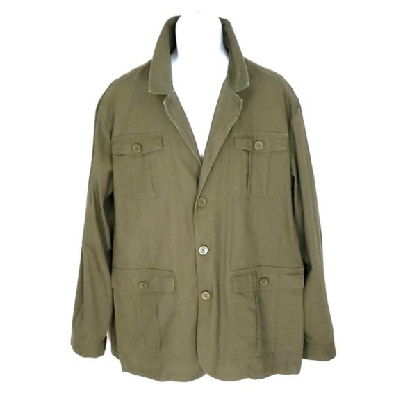 Coats | Mens Olive Green Field Jacket 